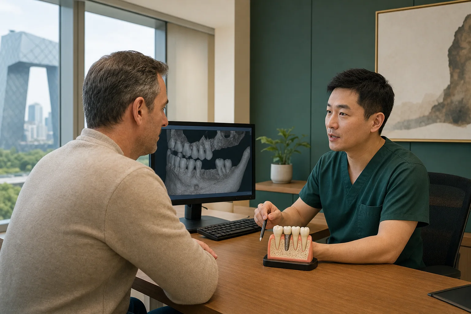 Replacing a Failing Tooth with an Implant in China: A Coordinated Planning Service